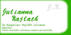 julianna majlath business card