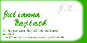 julianna majlath business card